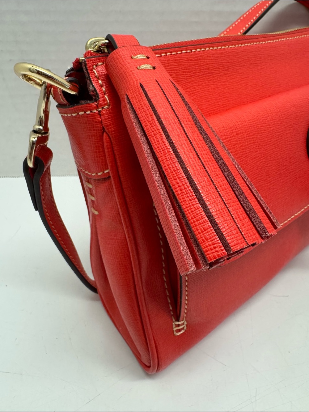 Dooney & Bourke Saffiano Leather Dana Pocket Clutch - Picture 8 of 12